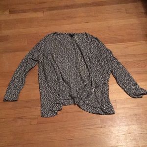 Forever 21 Black and White Cardigan
